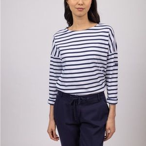 Saint James Breton Striped Shirt - M